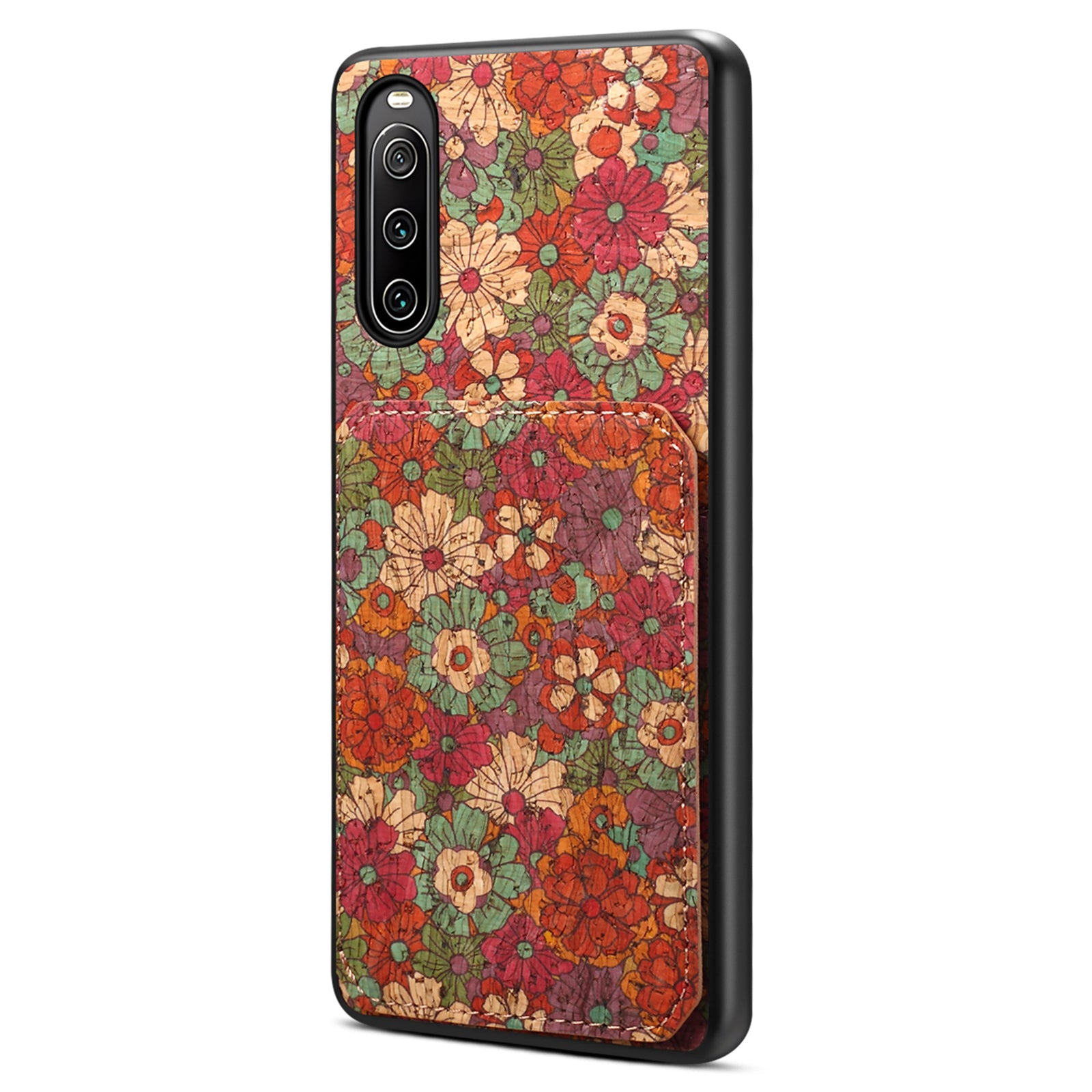 For Sony Xperia 10 IV 5G Phone Case Scratch-resistant Kickstand Flower Pattern Cover For Sony Xperia 10 IV 5G Phone Case Scratch-resistant Kickstand Flower Pattern Cover